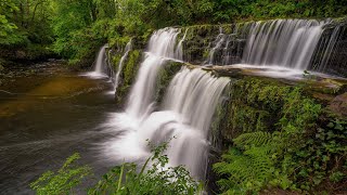 Brecon Beacons 4 Waterfall Walk Sgwd ClunGwyn Sgwd Isaf ClunGwyn Sgwd y Pannwr Sgwd yr Eira [upl. by Nadab754]