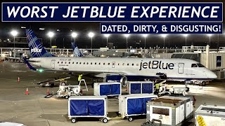 MY WORST FLIGHT Flying the ANCIENT JetBlue E190 [upl. by Aerdnaxela]