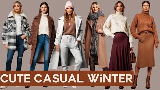 Cute Casual Winter Outfits for Women  Cozy amp Stylish Winter Fashion Ideas 2024 [upl. by Dareen]