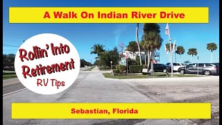 Walk Up Indian River Drive in Sebastian Florida [upl. by Kcirdez]