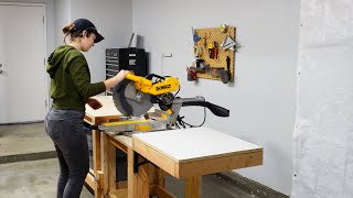 More workshop updates Miter saw stand  organizing [upl. by Enneite348]