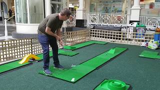 Crazy Golf holeinone at Walkden Town Centre 2 of 3 [upl. by Alesandrini]