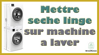 comment mettre le seche linge sur une machine a laver [upl. by Nagle]