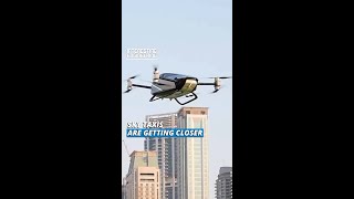 Flying Taxis Tested In Dubai [upl. by Yecnahc]