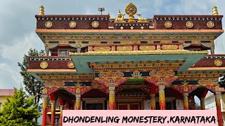 Dhondenling monestery Modahallikarnataka Tourist places near coimbatoreTibetan templekarnataka [upl. by Eldwun]