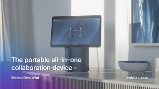 The portable allinone collaboration device  Webex Desk Mini [upl. by Aehsel]