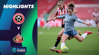 Late Drama  Sheffield United v Sunderland Highlights  Barclays Womens Championship [upl. by Nnyliak]