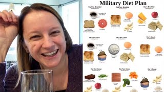 Military Diet Plan  How to Lose Weight in 3 Days Up to 10 Lbs Does it work Plexus Supplements [upl. by Aernda253]