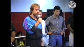 CHUCK NORRIS amp BENNY URQUIDEZ IN ISRAEL [upl. by Checani]