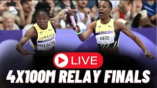 4x100m Relay Finals Live Paris Olympic Games [upl. by Nevi]