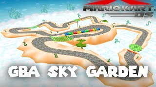 GBA Sky Garden v11  Mario Kart DS Custom Track Edit [upl. by Yetsirhc]