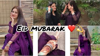 Eid mubarak ❤️💫 Eid day 1 🤗  AROONA IMRAN VLOGS  eidmubarak eidspecial [upl. by Fahy]