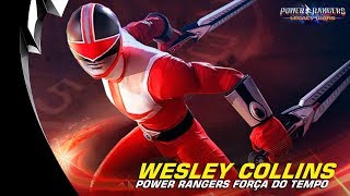 WESLEY COLLINS POWER RANGERS FORÇA DO TEMPO  Power Rangers Legacy Wars [upl. by Bomke]