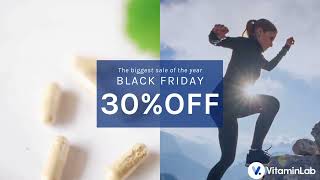 VitaminLab  Personalized Supplement Special Black Friday 30 OFF [upl. by Chantal]