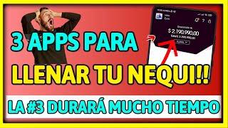 GANAR DINERO RÁPIDO en Colombia con Nequi 3 APPS PAGANDO [upl. by Ellenod]