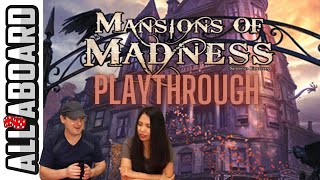 MANSIONS OF MADNESS 2ND EDITION  Board Game  2 Player Playthrough  Cycle of Eternity [upl. by Einhpets]