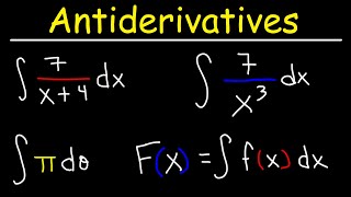 Antiderivatives [upl. by Sumerlin]