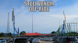 Steel Venom OffRide Footage Valleyfair Intamin Impulse Coaster  NonCopyright [upl. by Ttenrag613]