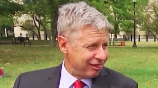 Libertarian Presidential Candidate Gary Johnson Just Cannot Do An Interview Period [upl. by Iret69]