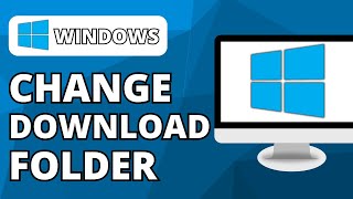 How To Change Default Download Location On Windows 10 2024 [upl. by Aciruam]