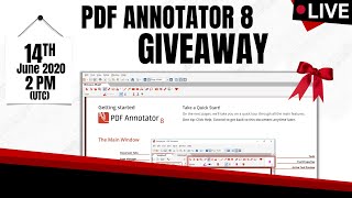 LIVE PDF Annotator 8 Giveaway [upl. by Venice]