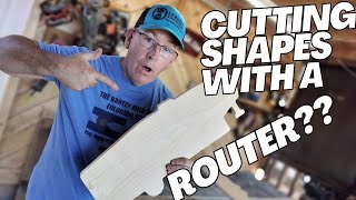 How To Cut Shapes With A Hand Router [upl. by Dunton]