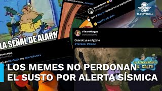 Los mejores memes tras error en alerta sísmica [upl. by Myra]