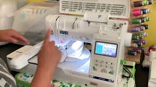 How to Embroider Bucket Hat using the Brother SE1900  SE2000 and the Master Hooping Station [upl. by Ulda]