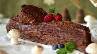 Recette pour faire une bûche de Noël [upl. by Aretha]