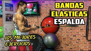 🔴 Los Mejores Ejercicios BANDAS ELASTICAS  Fortalecer ESPALDA [upl. by Culbertson150]