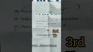 3rd yr materia Medica question materiamedica nux important viralshorts mainexam aipget 2024 [upl. by Grunberg344]