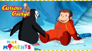 George’s Brrrrilliant Penguin Adventure 🐧  Curious George  Christmas Special 🎄  Mini Moments [upl. by Ahseiyn]