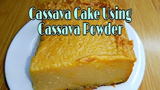 How to Make Cassava Cake Using Cassava Powder food yummy cooking [upl. by Suter]