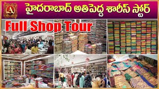 Arbaz Textiles Full Shop Tour  The Largest Wholesale Store in Hyderabad [upl. by Ahsinom]