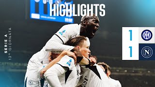 Highlights  Inter  Napoli 11  Serie A  12ª giornata [upl. by Oap231]