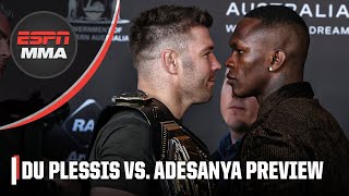 UFC 305 Preview How will the bad blood impact Du Plessis and Adesanya  ESPN MMA [upl. by Sivie]