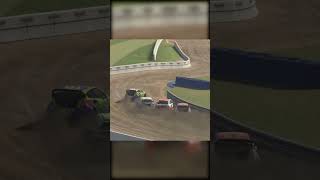 Wild start in Spain Barça 23B esports iracing rallycross asntvusa nasarx highlights shorts [upl. by Niatirb326]