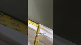 How to get razor straight lines when painting accent walls or trim [upl. by Larimer]