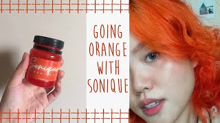 DIY ORANGE HAIR FOR ONLY 100PESOS🧡  PHILIPPINES [upl. by Nevla]