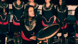 Inuksuk Drum Dancers Medley Drum Dancing Throat Singing and Choral Singing in Inuktitut [upl. by Alabaster]