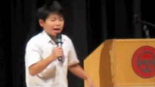 Grade 6 Student Council Winning Speech [upl. by Anirb]