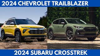 2024 Chevrolet Trailblazer Vs 2024 Subaru Crosstrek a sidebyside Comparison [upl. by Rikki]