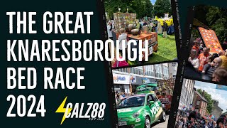 The Great Knaresborough Bed Race 2024 Highstreet View [upl. by Odlaumor]