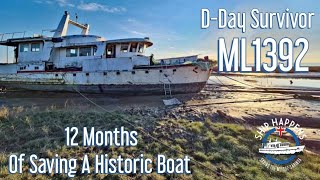 Ep 52  1 Year Of A Boat Restoration  Restoring a WW2 HISTORIC Boat boatrestoration [upl. by Araed996]