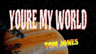 YOURE MY WORLD  karaoke version  popularized by TOM JONES [upl. by Ingaberg]