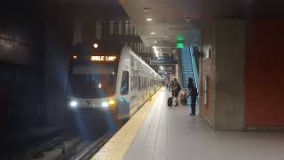 Link Light Rail 1 Line at Roosevelt station Seattle WA [upl. by Dulcine160]