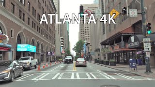 Atlanta 4K  Driving Downtown  Georgia USA [upl. by Sirois]