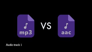 Audio compression sample Lossy VS Lossless  MP3AACFLACWAV [upl. by Cannice]