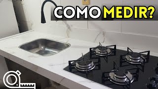 COMO MEDIR BANCADA DE COZINHA E BANHEIRO [upl. by Gonzalez788]