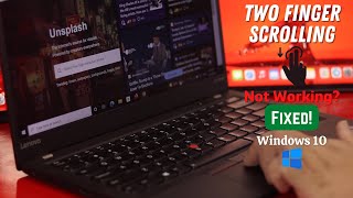 How to Fix Two Finger Scroll Not Working on windows 1011 [upl. by Eve]